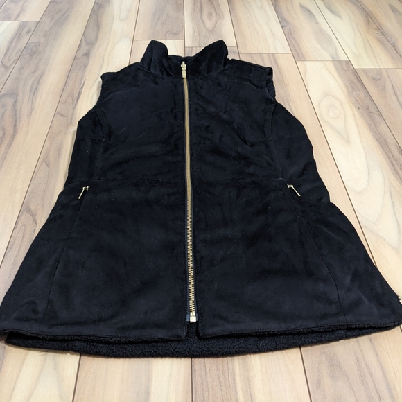 EUC! Lilly Pulitzer Skyden Reversible Vest In Black Size XS - Picture 3 of 13